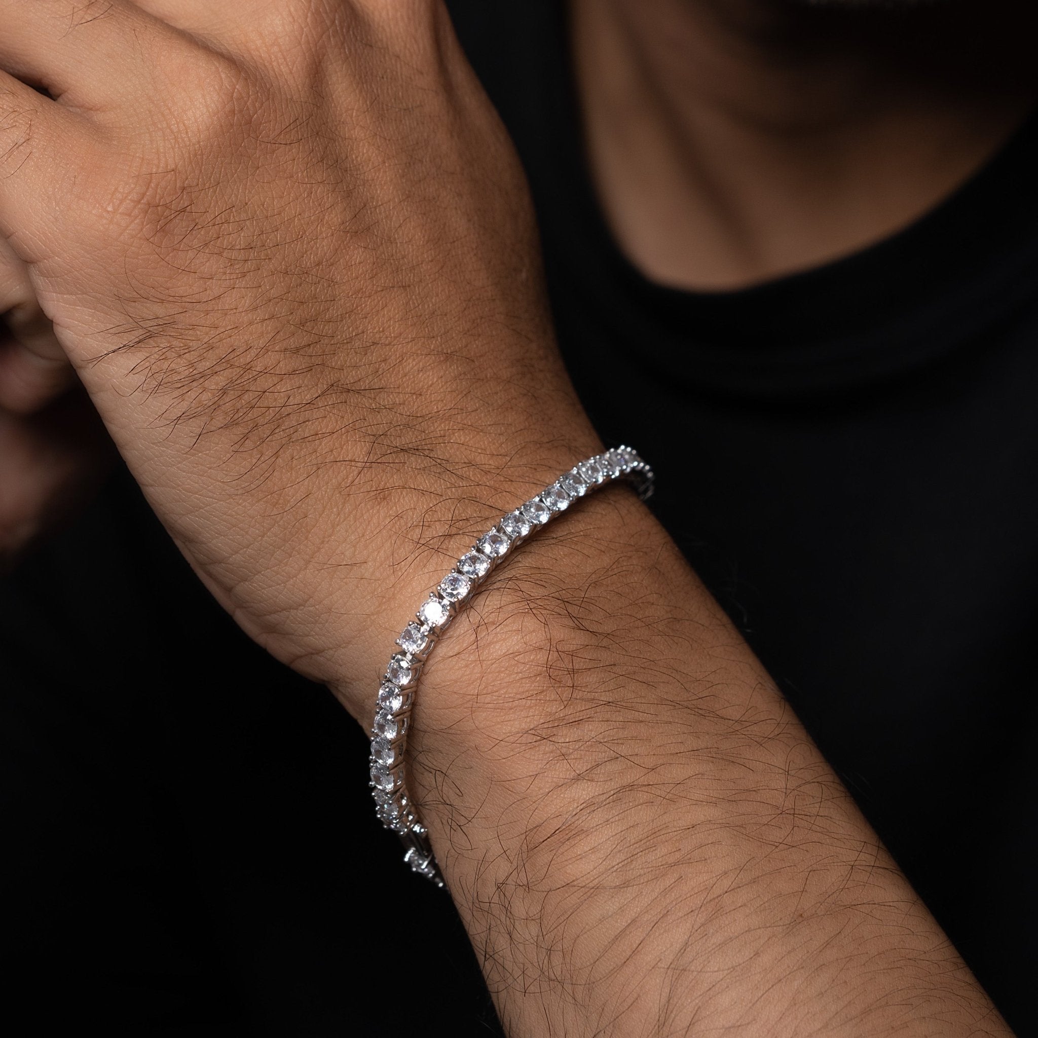 Classic Tennis Diamond Bracelet - 4mm - Eleos