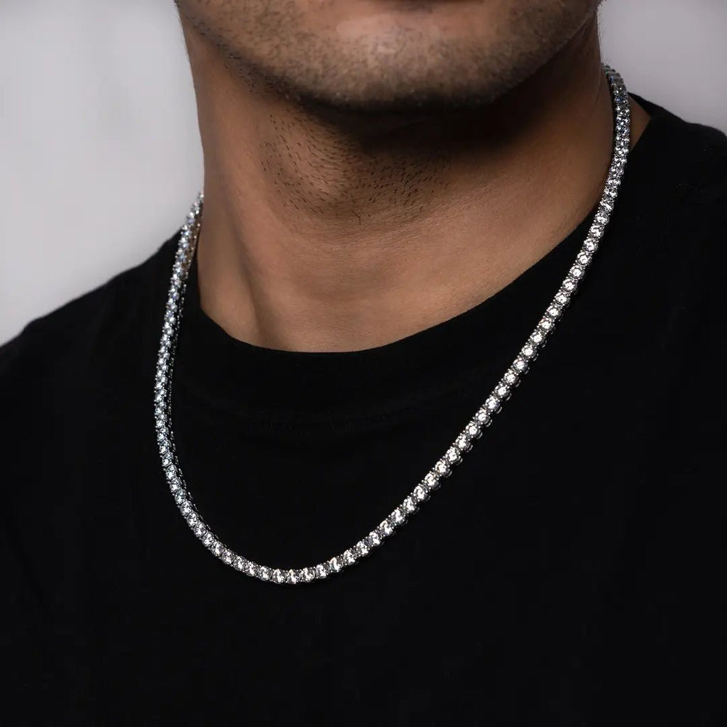 Classic Tennis Diamond Chain - 4mm - Eleos