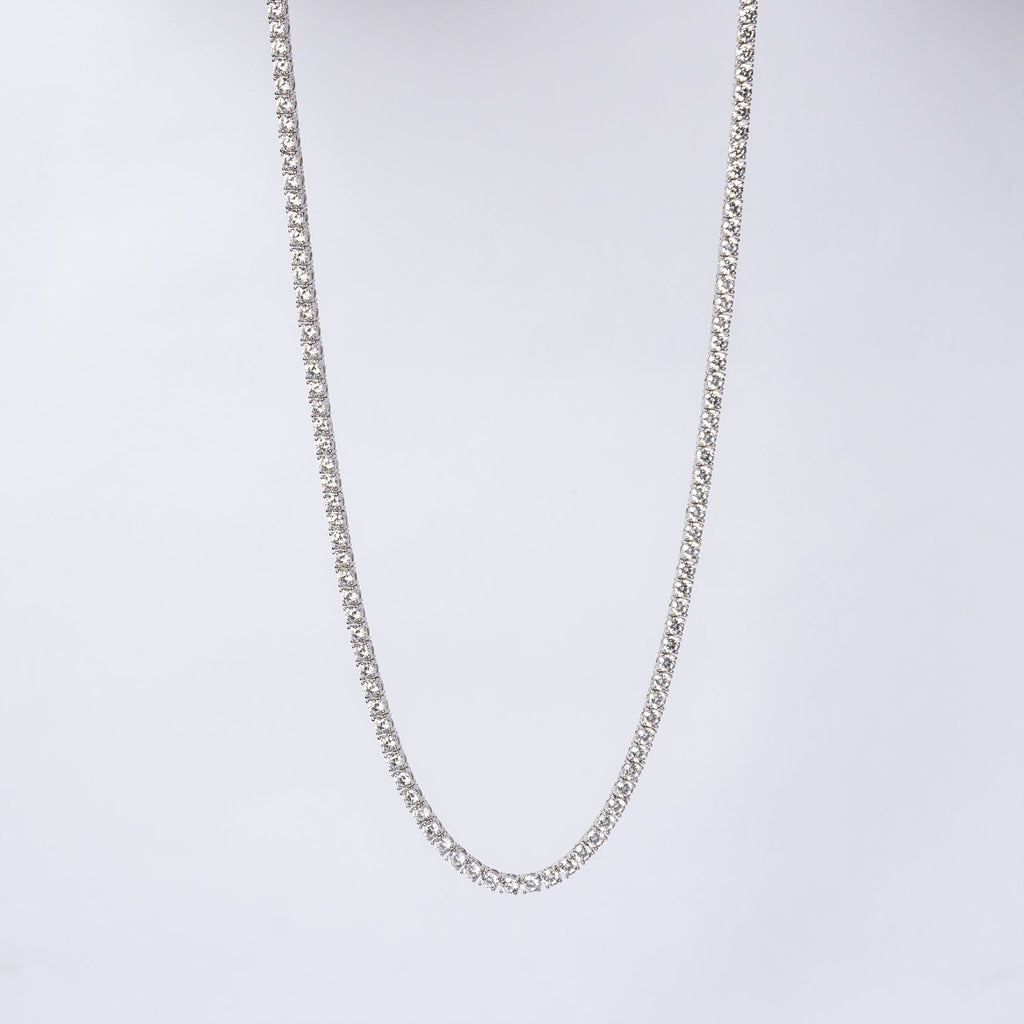 Classic Tennis Diamond Chain - 4mm - Eleos