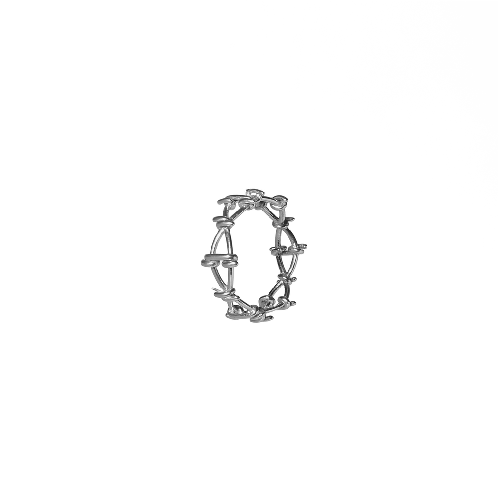 Crown of Thorns Ring (Silver) - Eleos