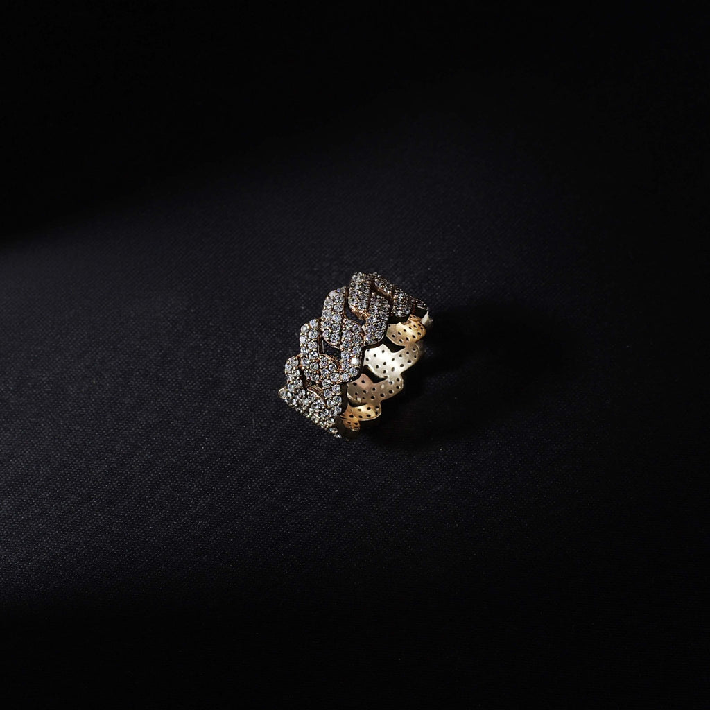 Iced Cuban Ring (Gold) - Eleos