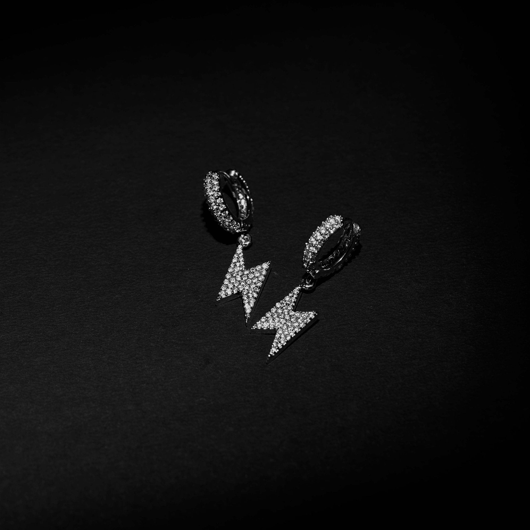 Iced Lightning Earrings - Eleos